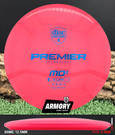 Discmania MD Pink/Blue Shatter 177g