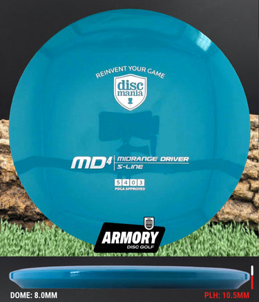 Discmania MD S-Line Green/Silver 180g