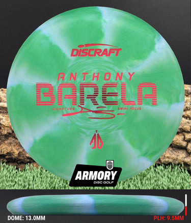 Discraft Focus CT Swirl Green/Red 173.6g