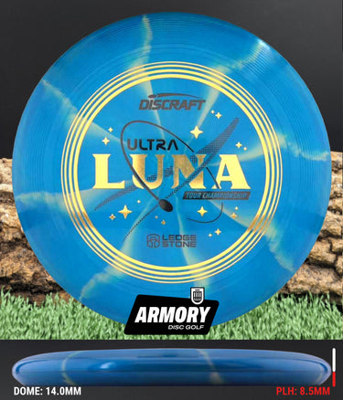 Discraft Luna Big Z Ocean Blue/Black-Gold Sparkle 170.6g