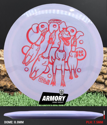 Discraft Raptor ESP lilac/red 173.7g