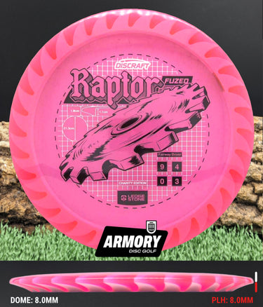 Discraft Raptor FuZed Pink/Black 176g