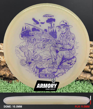 Discraft Sled Black Locust Stamp/Purple 179.2g