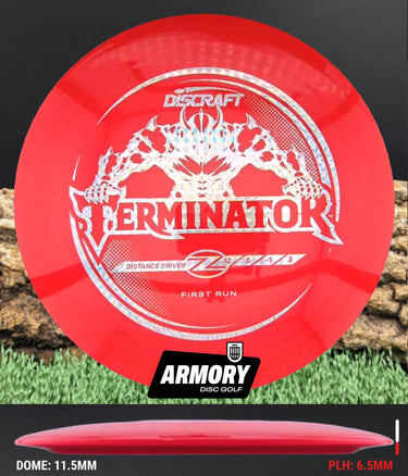 Discraft Terminator Z Line Red/Silver 176.9g