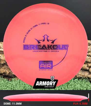 Dynamic Discs Breakout Lucid salmon/purple 147g