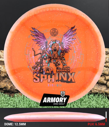 Infinite Discs Sphinx Metal Flake Orange-White/Purple/Blue Wavy 175.2g