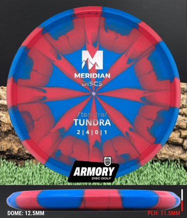 Meridian Discs Tundra red-blue/silver stamp 173g
