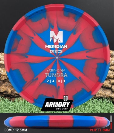 Meridian Discs Tundra red-blue/silver stamp 173g