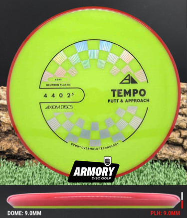 MVP Axiom Neutron Soft Tempo Neutron Dayglow/Red/Silver/Black 175.8g