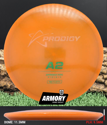 Prodigy A2 750 orange/clear sparkle-green shatter 174g