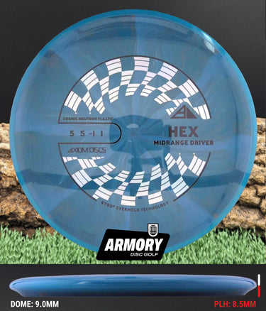 Axiom Hex Cosmic Neutron Midnight/Teal/Black/Silver 177.2g