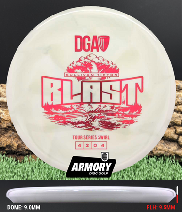 DGA Blast Tour Series Swirl marble/red lasers 175.8g