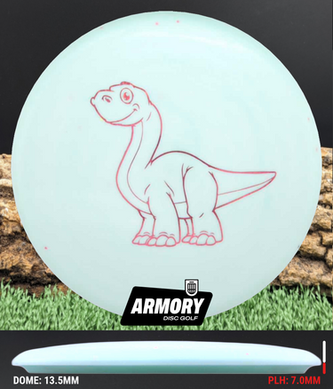 Dino Discs Brachiosaurus White/Rose Gold Oil Slick 127g