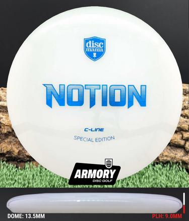 Discmania Notion C-Line White/Blue Shatter