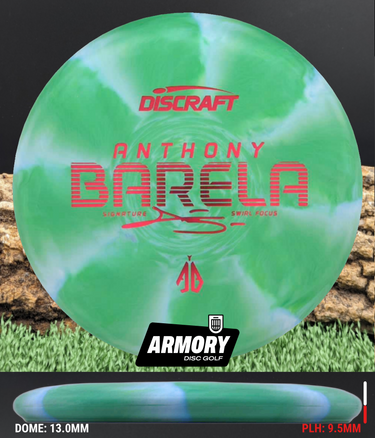 Discraft Focus CT Swirl Green/Red 173.6g