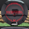 Discraft Raptor red carbon fiber 178g