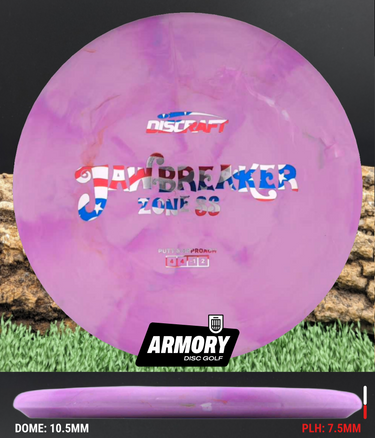 Discraft Zone Jawbreaker Purple/Flag 174.5g
