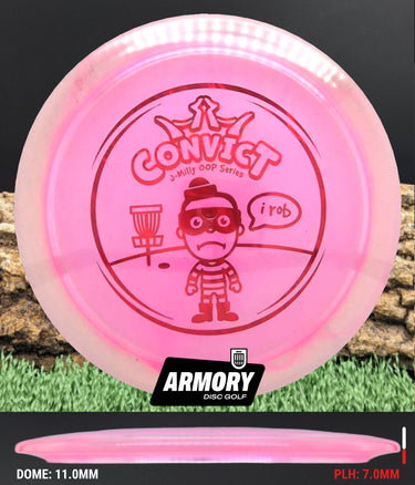 Dynamic Discs Convict Lucid Pink/Clear/Red 174.3g