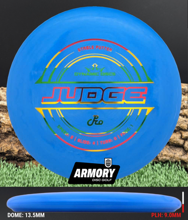 Dynamic Discs Judge Pro Blue/Rasta 173g