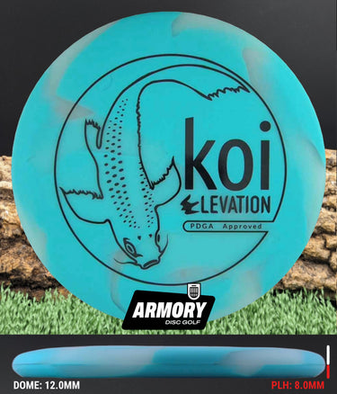 Elevation Discs Elevation Koi 200 Glo-G Icy/Black 172.5g
