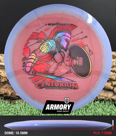 Infinite Discs Centurion Champion Glow Halo C-Blend Blush-Blurple/Rainbow/Red 165.5g
