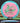 Innova Corvette Halo Star Pink & Aqua/Emerald 169.7g