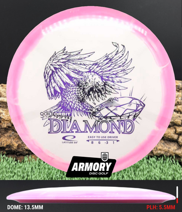 Latitude 64 Diamond Gold Orbit white-pink/purple 157.7g