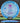 Meridian Discs Marbled Clarus Altitude Sky Blue/Magenta 173.3g