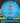 Meridian Discs Marbled Clarus Oasis Eclipse 1.0 Blue White Baby Blue/Red squares 175.3g