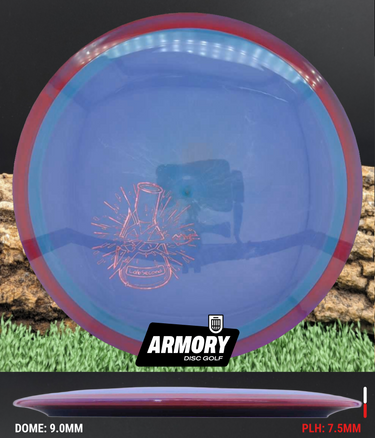 MVP Lab Second Discs (Factory Seconds) Time-Lapse blurple-red/hearts 169.8g