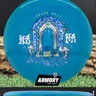 Thought Space Athletics Mana Aura teal/silver flowers-blue waves 178.7g