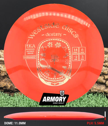Westside Destiny Tournament orange/gold 174.8g