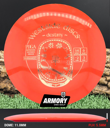 Westside Destiny Tournament orange/gold 174.8g